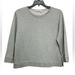 Fresh Produce  Polka Dot Sweater Size XL Gray Textured Pullover Photo 1