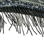 R & M Richards R M Richards Blouse Printed Beaded Fringe Black White Womens Size 16 Photo 6