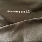Abercrombie & Fitch Sheen Bike Shorts in Dark Olive Green Photo 3