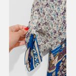 Lucky Brand Floral Boho Peasant Long Sleeve Blouse Gypsy Savannah Top Size XL Photo 8