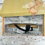 Very G NEW Black Metallic Crisscross Strappy Sandals Contoured Footbed Photo 9