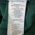 Ralph Lauren Lauren  Women One-Shoulder Velvet Bow Chiffon Green Dress Size 14 Photo 12