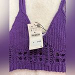 ZARA NWT  crotchet knit crop tank top Photo 1