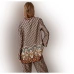 ZARA ✨ PRINTED SZ MEDIUM SHIRT WITH PIPING✨ Photo 3