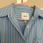 AKNVAS Susanne Striped Poplin Button Photo 4