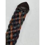 Capezio Argentina‎ Rainbow Braided Leather Belt Multi Photo 6