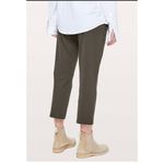 Lululemon On The Fly Crop Pants in Dark Olive size 6 Photo 1
