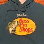 Bass Pro Shops  Green Hoodie, Bass Pro Logo Hoodie, Size M Photo 1