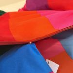 Skies Are Blue  Colorful Geometic Puff Sleeve Top Photo 3