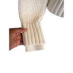 Athleta Magnolia White Alder Sweater High Collar Heavy Knit Thick Chunky XS Photo 5