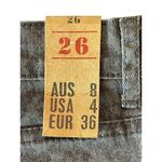 Cotton On Colour Maison Skinny Leg Wallpaper Fleur De Lis Gray Denim Size 4 NWT Photo 8