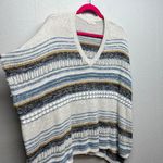 Lovestitch Oversized Knit Womens Sweater S/M Bohemian Hippie Coastal Gardecore Photo 4