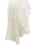 NWT Anne Barge J’Adore Ruffle Drape Dress Ivory White XS Photo 5