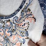 Miss Me  studded embellished lace sleeve top sz S Photo 2