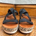 Lucky Brand | Leather “Johannas” Espadrilles Platform Sandals Photo 6