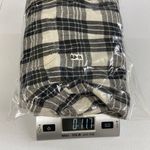 Duluth Trading Co. women’s black cream plaid flannel button down shirt casual S Photo 6