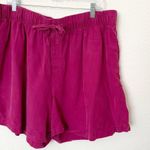 [Papinelle] Pink Tencel Elastic Waist Cuffed Amelie Boxer Short Pajamas Size XL Photo 4