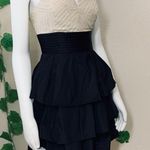 BCBG Maxazria Lace Ruffle Cocktail Prom Dress Photo 5