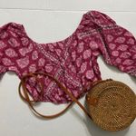 Show Me Your Mumu Paisley Crop Top Photo 4