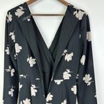Slate + Willow  Floral Combo Dress‎ Faux Wrap Black Size 4 Photo 7