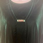Hampshire Studio Vintage Green Long Sleeves One Piece Velvet Top Size M Green Size M Photo 2