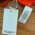 Vitamin A  orange triangle bikini top Photo 2