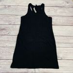 J.Crew  Racerback Mini Tank Dress Black Size XL New with Tags Capsule Piece Photo 2