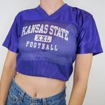 Vintage 90s Kansas State Purple Football Jersey Size XS Photo 2