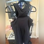 Karl Lagerfeld  Black Tank with Iconic Logo Straps Photo 3