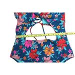 Shade & Shore  36B‎ High Thigh Green Floral 1pc Swim Lined Swimsuit S-M Photo 3
