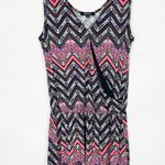 Ambiance Apparel Ambiance Chevron Print Boho Romper Size Medium Photo 0