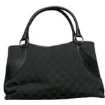 Gucci •  logo canvas and leather shoulder bag Photo 1