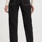 Reformation  | COWBOY HIGH RISE STRAIGHT JEANS IN BLACK WASH SIZE 26 Photo 2