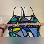 Nike  Women's Tankini Top Size 12 Geometric Yellow Blue Green Black Photo 2