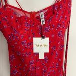 Rat & Boa Fia Red Floral Printed Mini Dress Womens Small New Photo 6