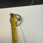 Monet Gold Tone Brooch Pin Signed Vintage Photo 2