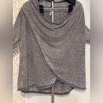 Marika Yoga Balance Draped Pullover Wrap Gym Workout Gray Sz L Size L Photo 1
