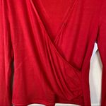 Cupcakes and Cashmere  Knit Interlock Wrap Top M NWOT Photo 6
