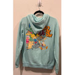 NICKELODEON 90's Retro Hey Arnold Blue Graphic Cartoon Hoodie Photo 2