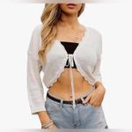 Grace Karin  Ivory Knit Sweater Size M Photo 6