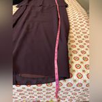 R & M Richards Vintage 90s Beaded Bi Layer Burgundy Sheath Midi Dress Size 18 Photo 6