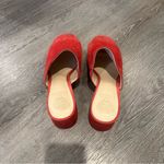 Vince Camuto  Sentera Red Velvet Sandal Heels Women’s Size 11 Photo 7