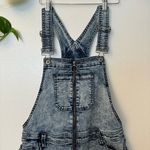 Arizona Jeans Arizona Jean Co Overall Short Shorts Wm Jr Blue Zip Front Photo 1