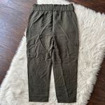 Loft Olive Green Paperbag Waist Slim Cargo Pants Photo 4