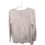 Karen Scott  Cotton Blend Baby Pink Knit Sweater Size Large Preppy Winter Photo 3