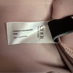 Cider Pink Satin V Neck Ruffle Mini Dress Photo 10