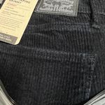Levi's 311 Shaping Skinny Jeans Womens 26 Black Corduroy Hypersoft Stretch Pants Photo 4
