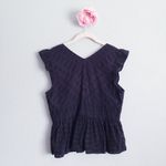 J.Crew Black Eyelet V-neck Sleeveless Cotton Top Photo 6