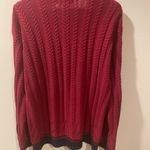 Ralph Lauren  Red V-Neck Sweater Photo 2