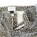 Current/Elliott CURRENT ELLIOT High-Rise Snow Leopard Jeans Sz 28 Cheetah Animal Print Photo 3